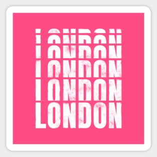 London typography Sticker